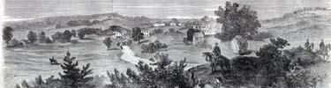 Civil War Dumfries from Harper's Weekly, August 29, 1863